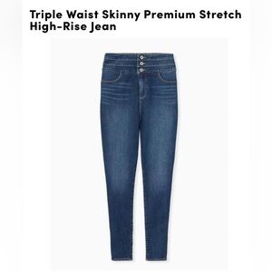 Premium Stretch High Rise Skinny Jeans
